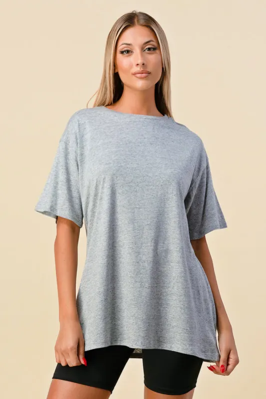 OVERSIZED SHORT SLEEVE TOP sold by Heart & Hips