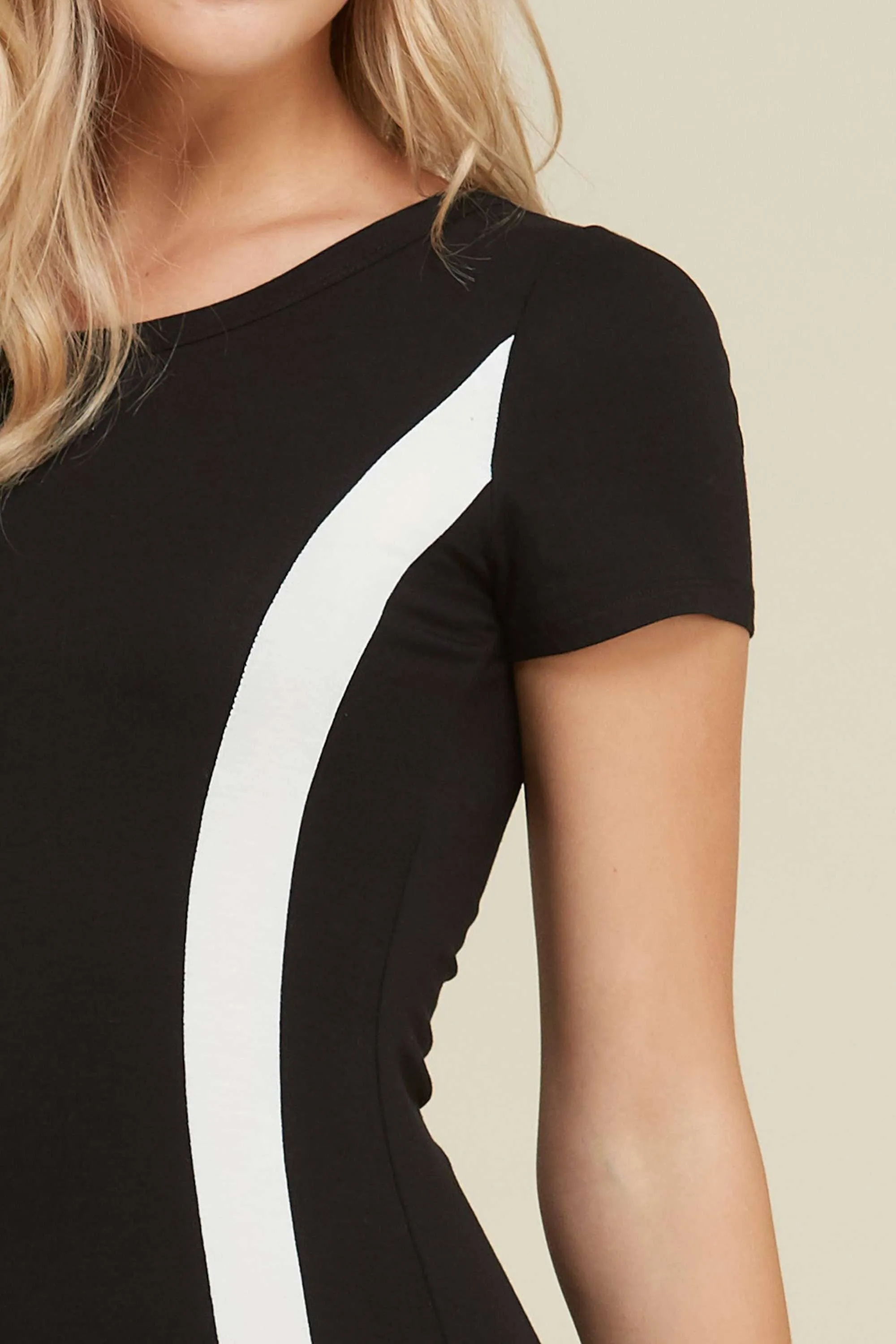 COLORBLOCK MIDI DRESS sold by Heart & Hips product image thumbnail 5