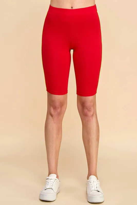 SIDE CONTRAST BIKER SHORTS sold by Heart & Hips