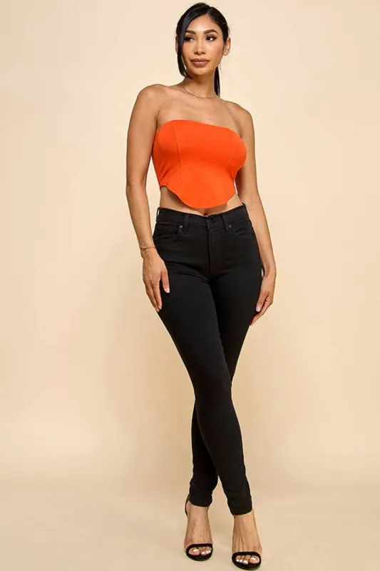 BANDANA HEM TUBE TOP sold by Heart & Hips