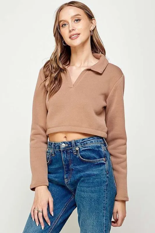 SHIRT FLEECE PULLOVER TOP sold by Heart & Hips
