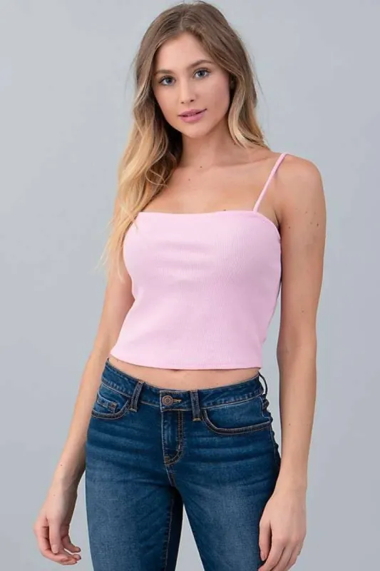 Cami Rib Crop Top sold by Heart & Hips