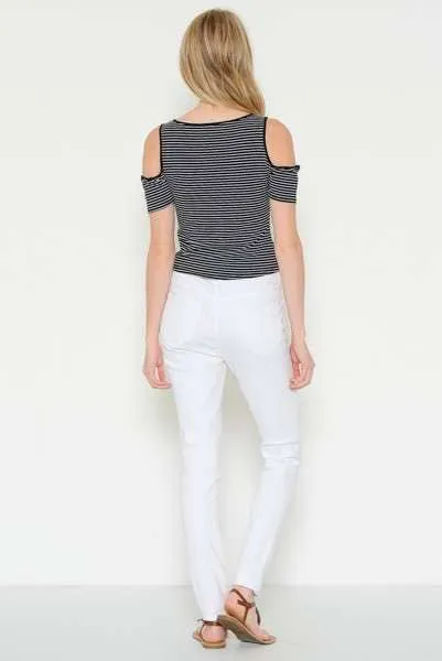 Cold Shoulder Crop Top sold by Heart & Hips product image thumbnail 3