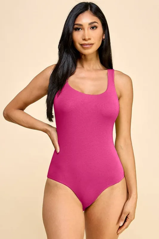 SCOOP NECK DOUBLE LAYERED TANK BODYSUIT sold by Heart & Hips
