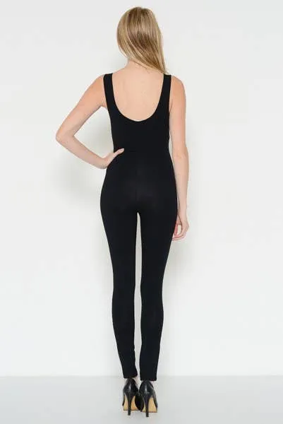 DOUBLE SCOOP NECK TANK CATSUIT sold by Heart & Hips product image thumbnail 2