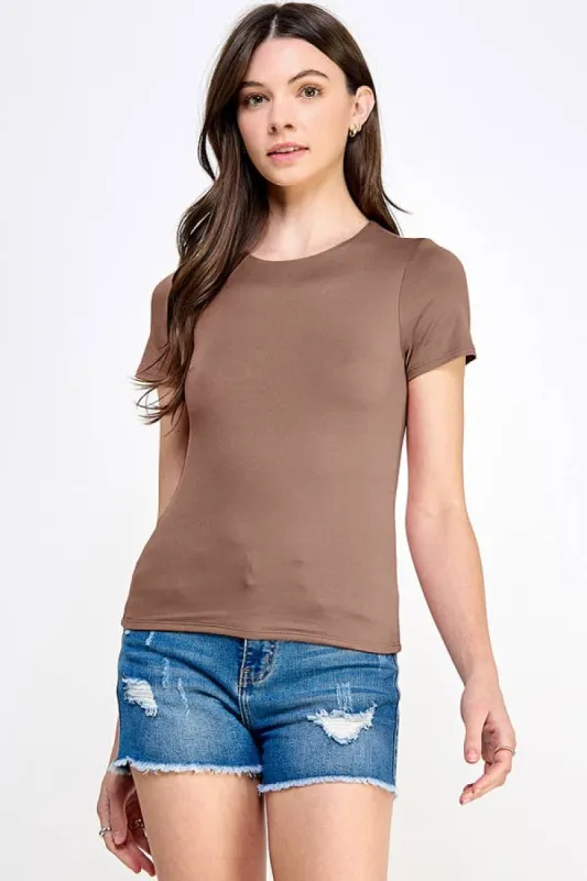CREWNECK DOUBLE LAYERED TOP sold by Heart & Hips