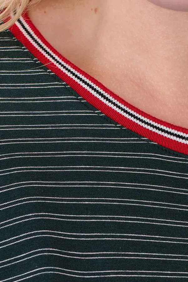 Stripe Band Detail Top sold by Heart & Hips product image thumbnail 2
