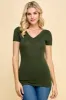 SHORT SLEEVE V-NECK TUNIC TOP sold by Heart & Hips