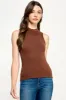 MOCK NECK DOUBLE LAYERED TANK TOP sold by Heart & Hips