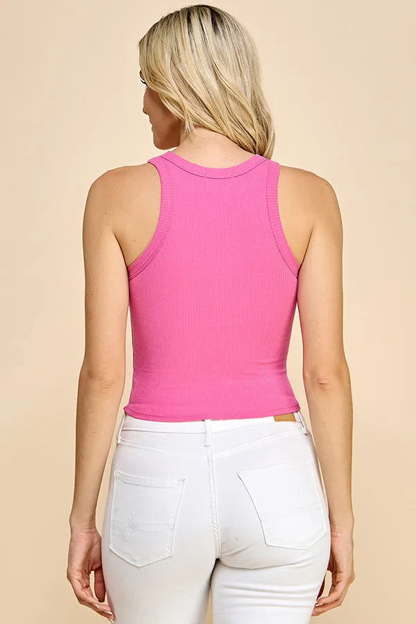 HEAVY RIB TANK TOP sold by Heart & Hips product image thumbnail 3