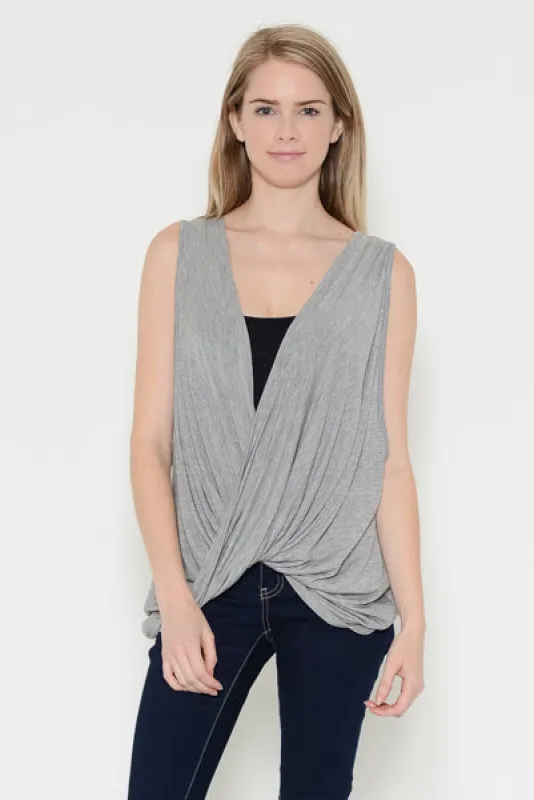 CROSS OVER LOOSE TANK TOP sold by Heart & Hips