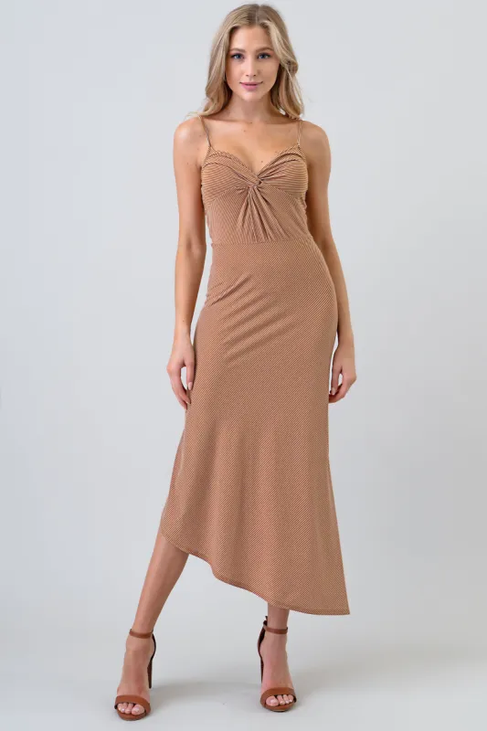 STRIPED ASYMMETRIC DRESS sold by Heart & Hips