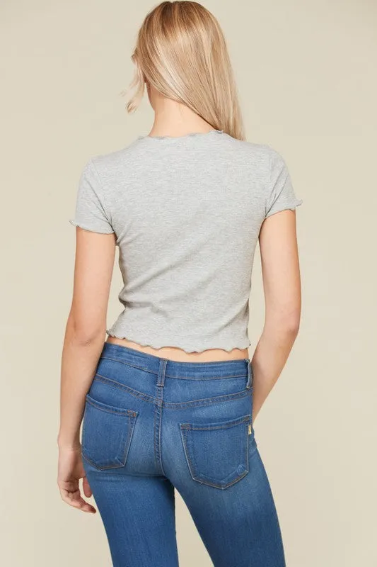 SHORT SLEEVE MERROW TOP sold by Heart & Hips product image thumbnail 2