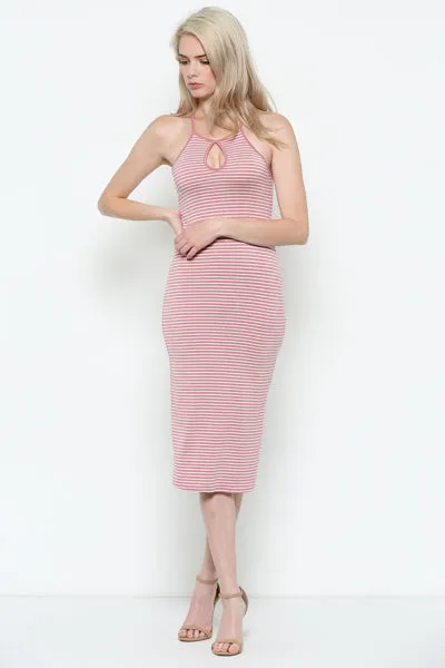 FRONT KEYHOLE CAMI DRESSFRONT KEYHOLE CAMI DRESS sold by Heart & Hips product image thumbnail 3
