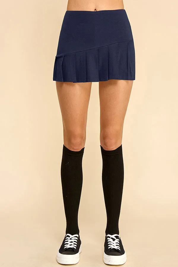 KNIFE PLEATED SKORT sold by Heart & Hips product image thumbnail 5