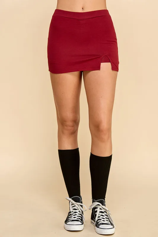 V-SHAPE WAIST BAND SKORT sold by Heart & Hips