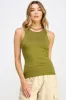 CREW HIGH NECK DOUBLE LAYERED TANK TOP sold by Heart & Hips