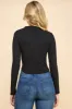 ASYMMETRICAL CUT OUT RIB LONG SLEEVE TOP sold by Heart & Hips