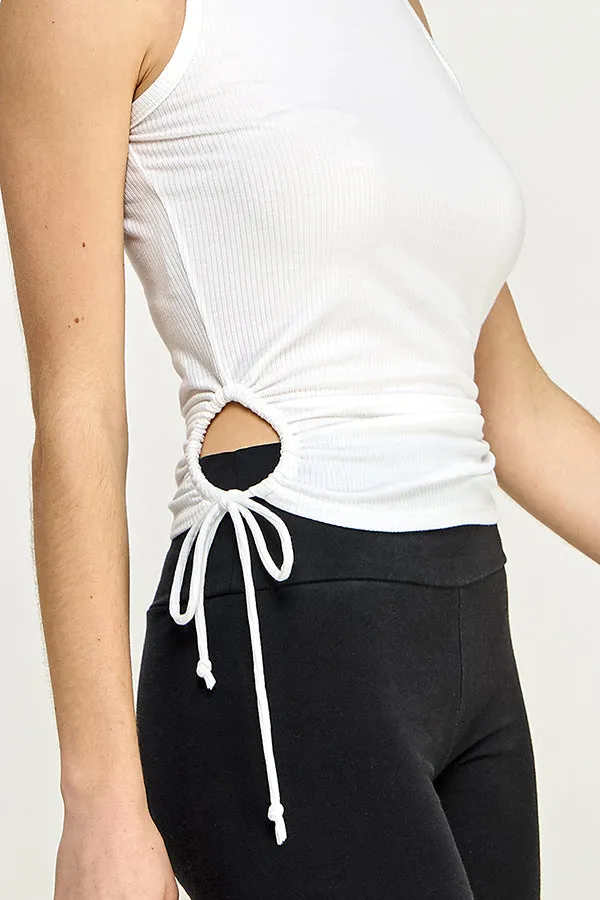 SIDE RUCHING TANK TOP sold by Heart & Hips product image thumbnail 2