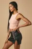 BRUCHED RIB RUCHED TANK TOP sold by Heart & Hips