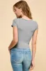 BUTTON DOWN HEAVY RIB TOP sold by Heart & Hips