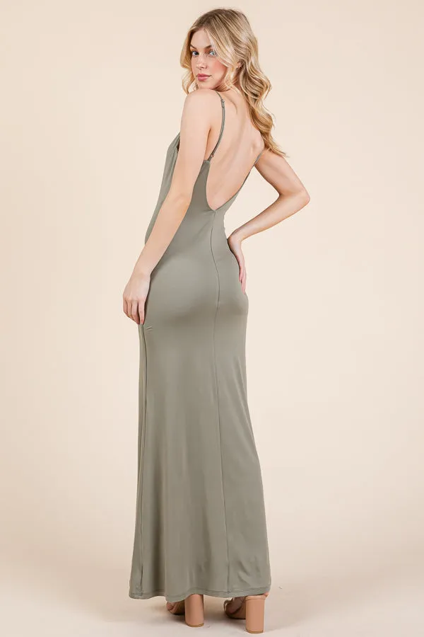 BACKLESS MAXI FISHTAIL DRESS sold by Heart & Hips product image thumbnail 4