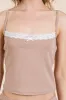 LACE TRIM CAMI WITH LACE & SATIN BOW DETAIL sold by Heart & Hips