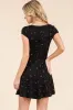 SCOOP NECK FIT AND FLARE SHORT SLEEVE MINI DRESS sold by Heart & Hips