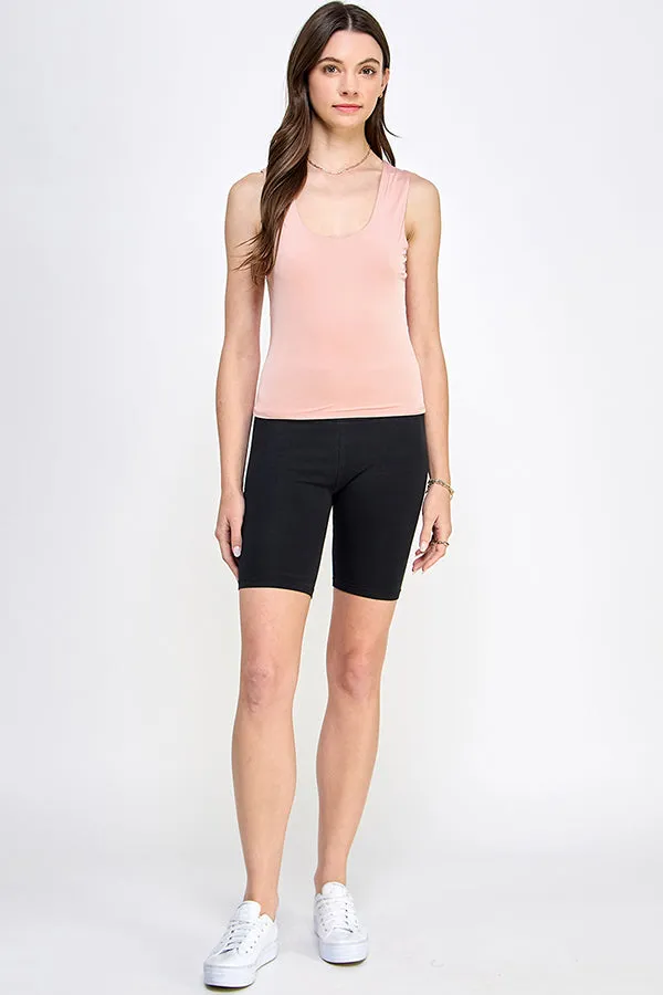 DOUBLE VENECHIA SCOOP NECK LINE WITH WIDE STRAP TOP sold by Heart & Hips product image thumbnail 4