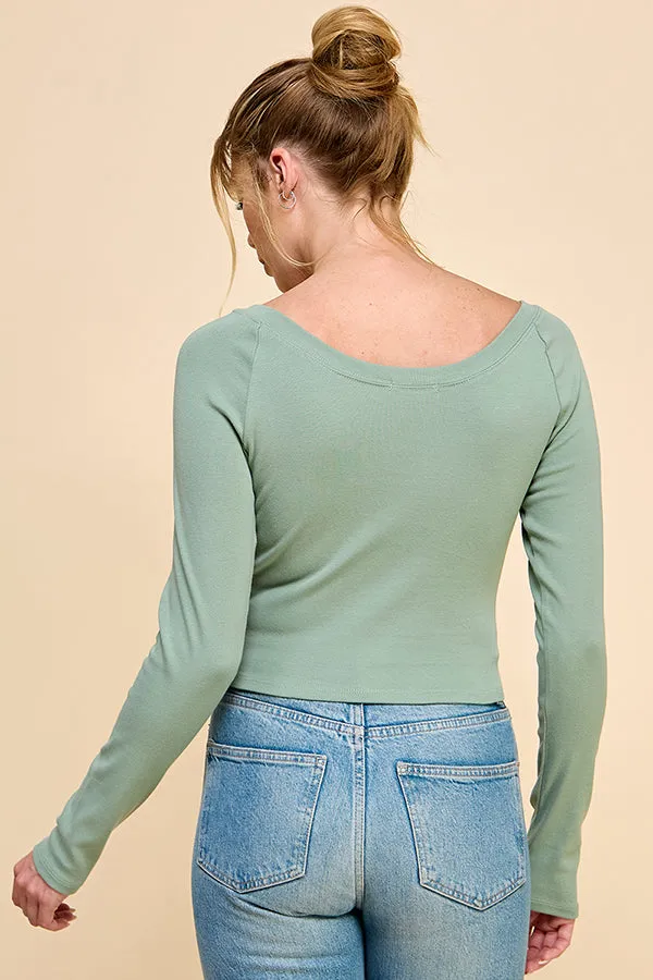 CROP RIB TOP sold by Heart & Hips product image thumbnail 3