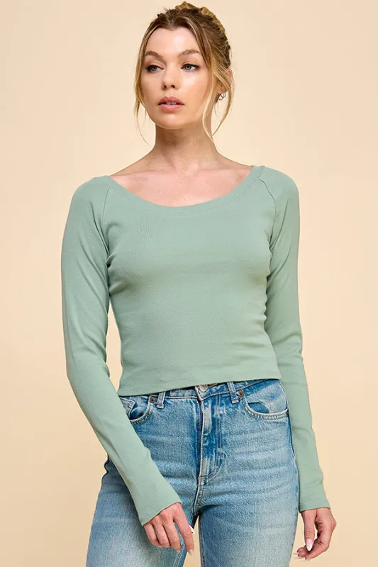 CROP RIB TOP sold by Heart & Hips
