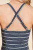 CRISS CROSS BACK STRIPPED DRESS sold by Heart & Hips