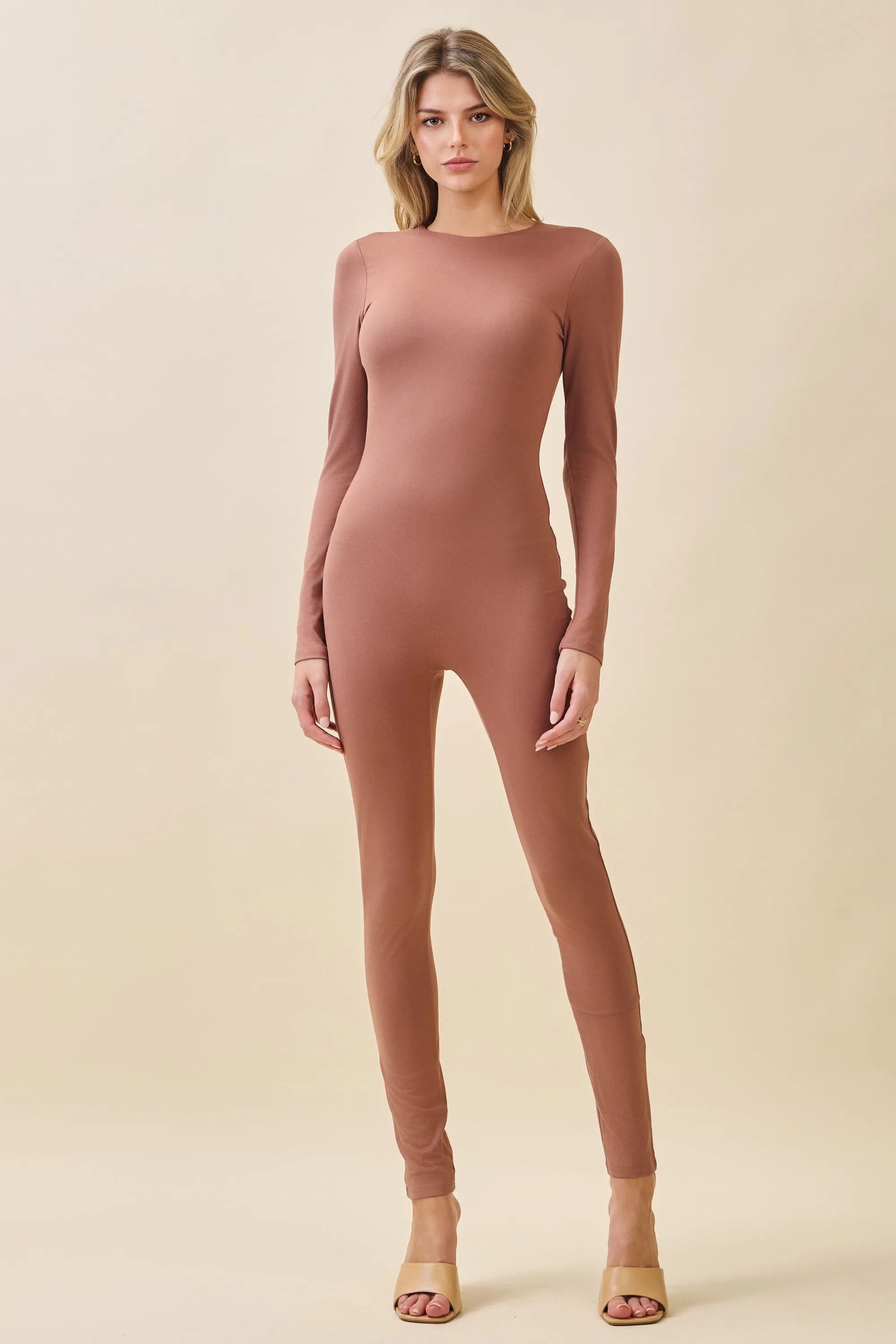 MOCK NECK LONG SLEEVE CATSUIT sold by Heart & Hips