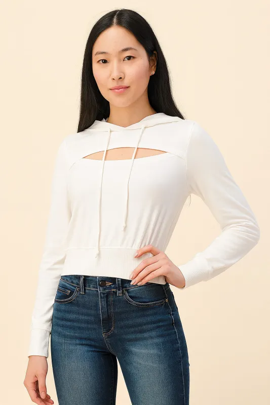 BUNDLE 4 CUT OUT HOODIE CROP TOP sold by Heart & Hips