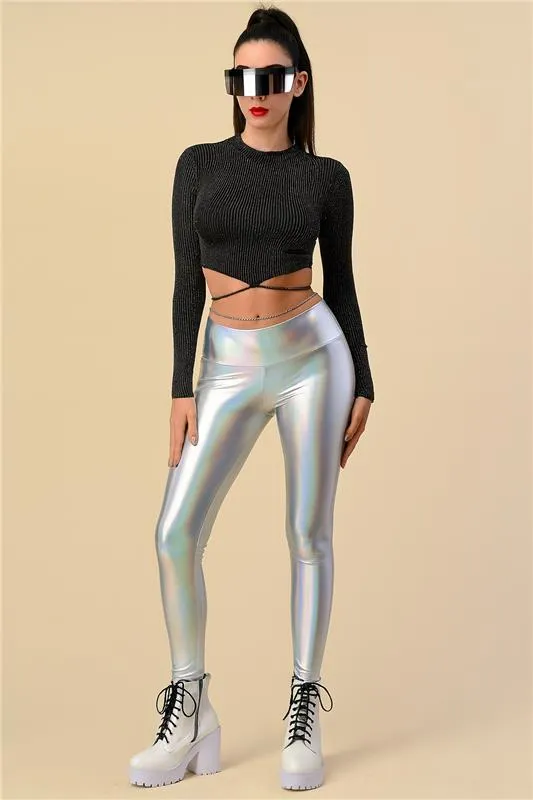 MOCK NECK STRAPPY TIE BACK FINISH TOP ( SET DESIGN WITH JP44353AVS ). sold by Heart & Hips