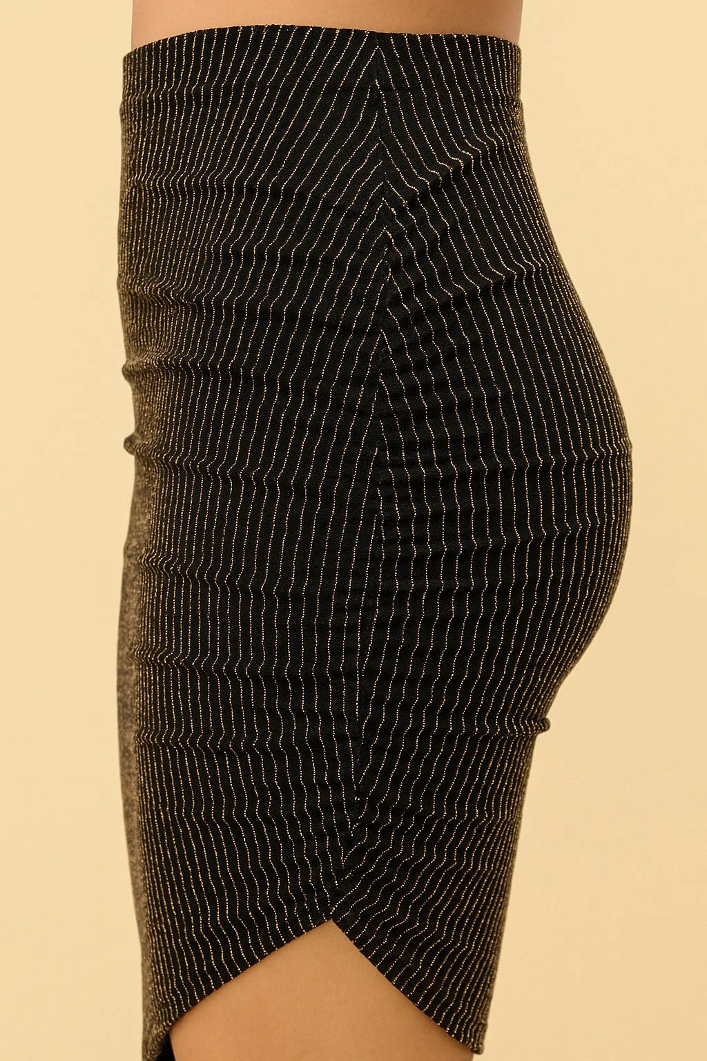 ONE SIDE RUCHING SKIRT sold by Heart & Hips product image thumbnail 4