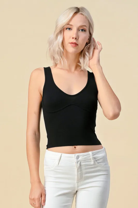 BUSTIER CROP TANK TOP sold by Heart & Hips
