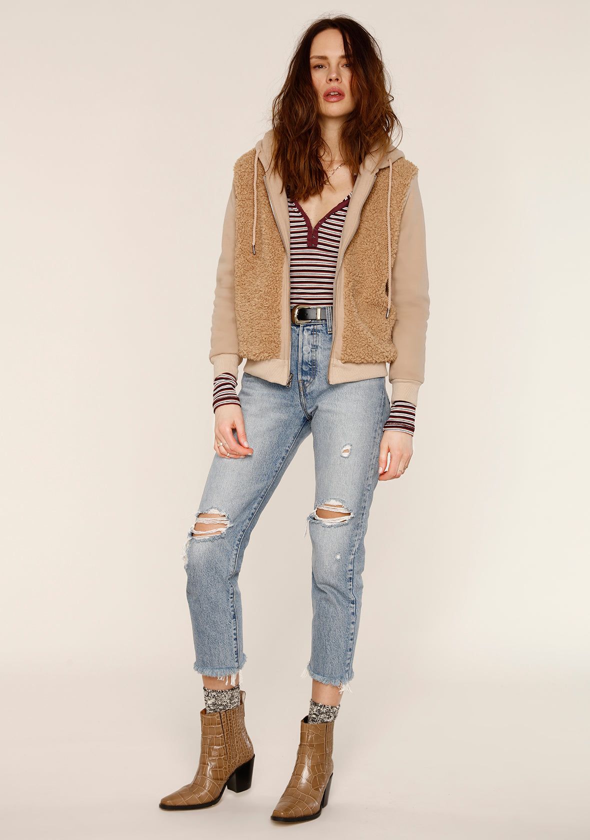 Aiden Reversible Hoodie sold by Heartloom product image thumbnail 2