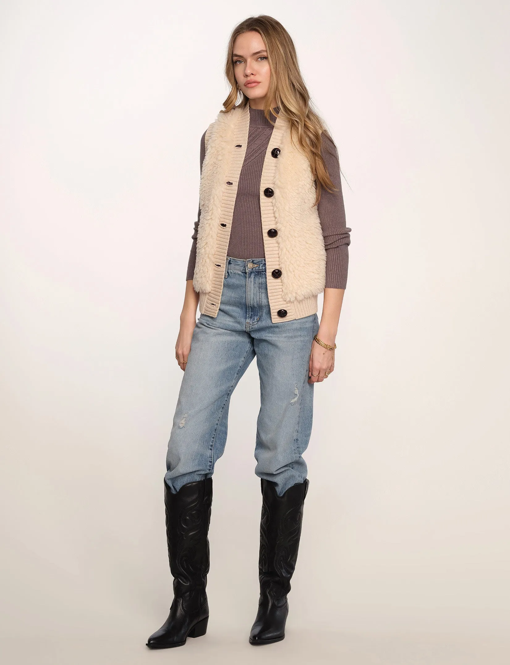 delilah vest sold by Heartloom