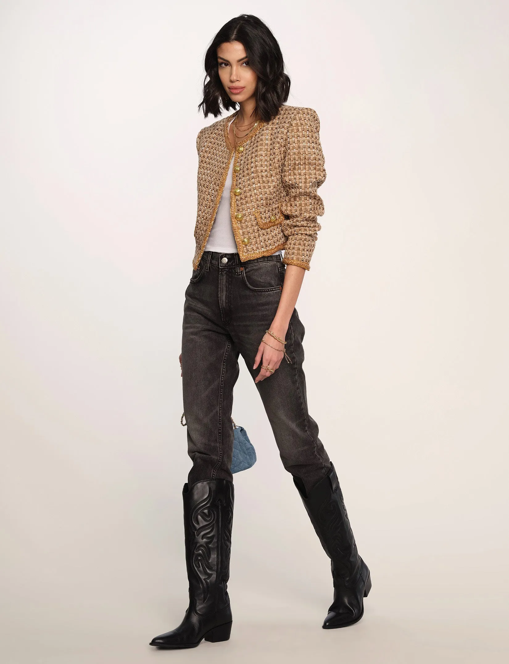 saffron blazer sold by Heartloom product image thumbnail 3