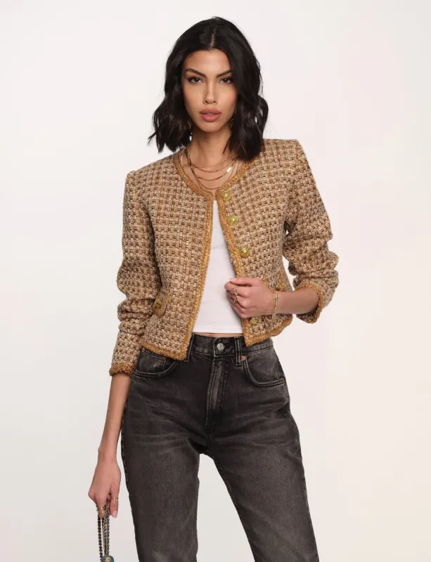 saffron blazer sold by Heartloom