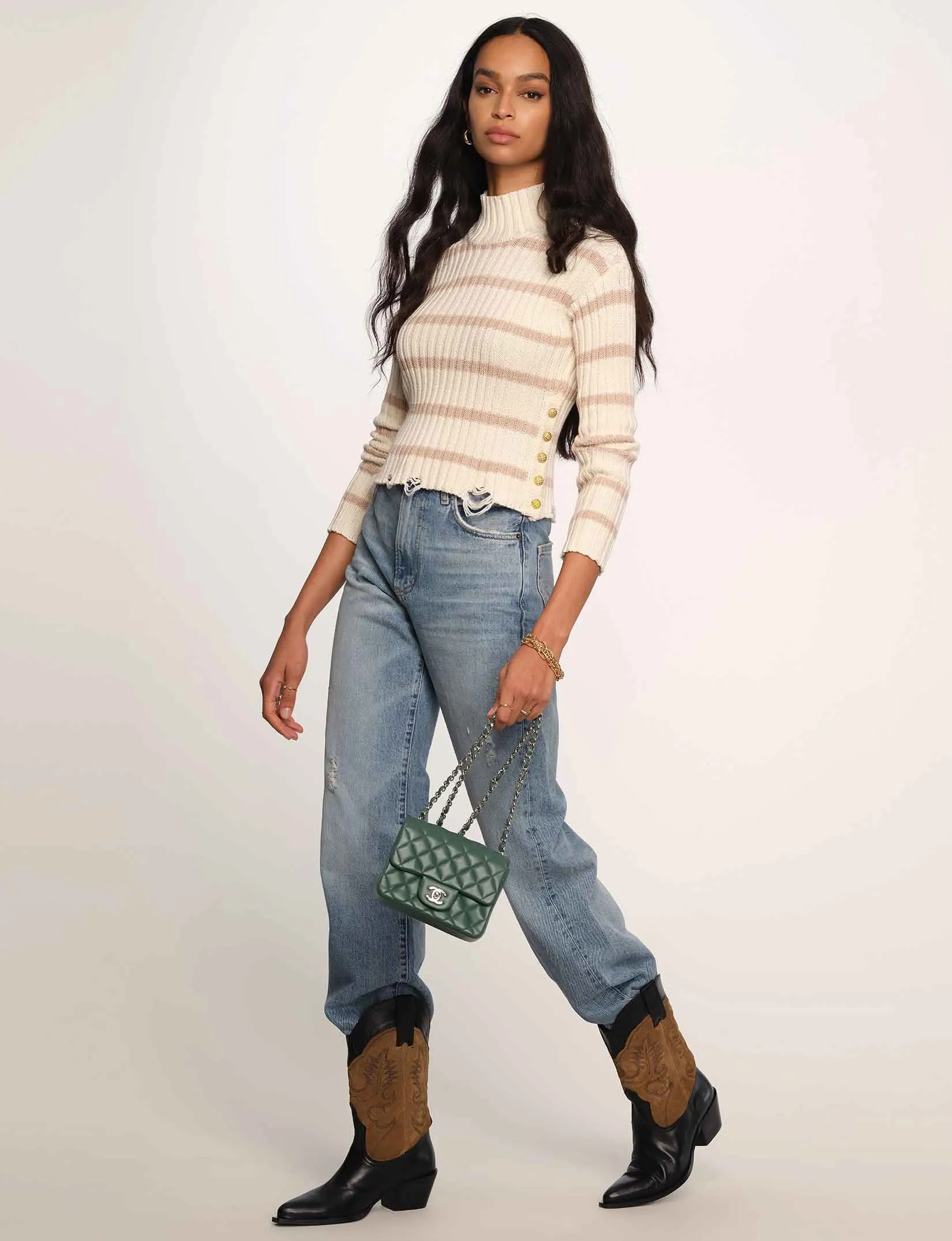 cleo sweater sold by Heartloom