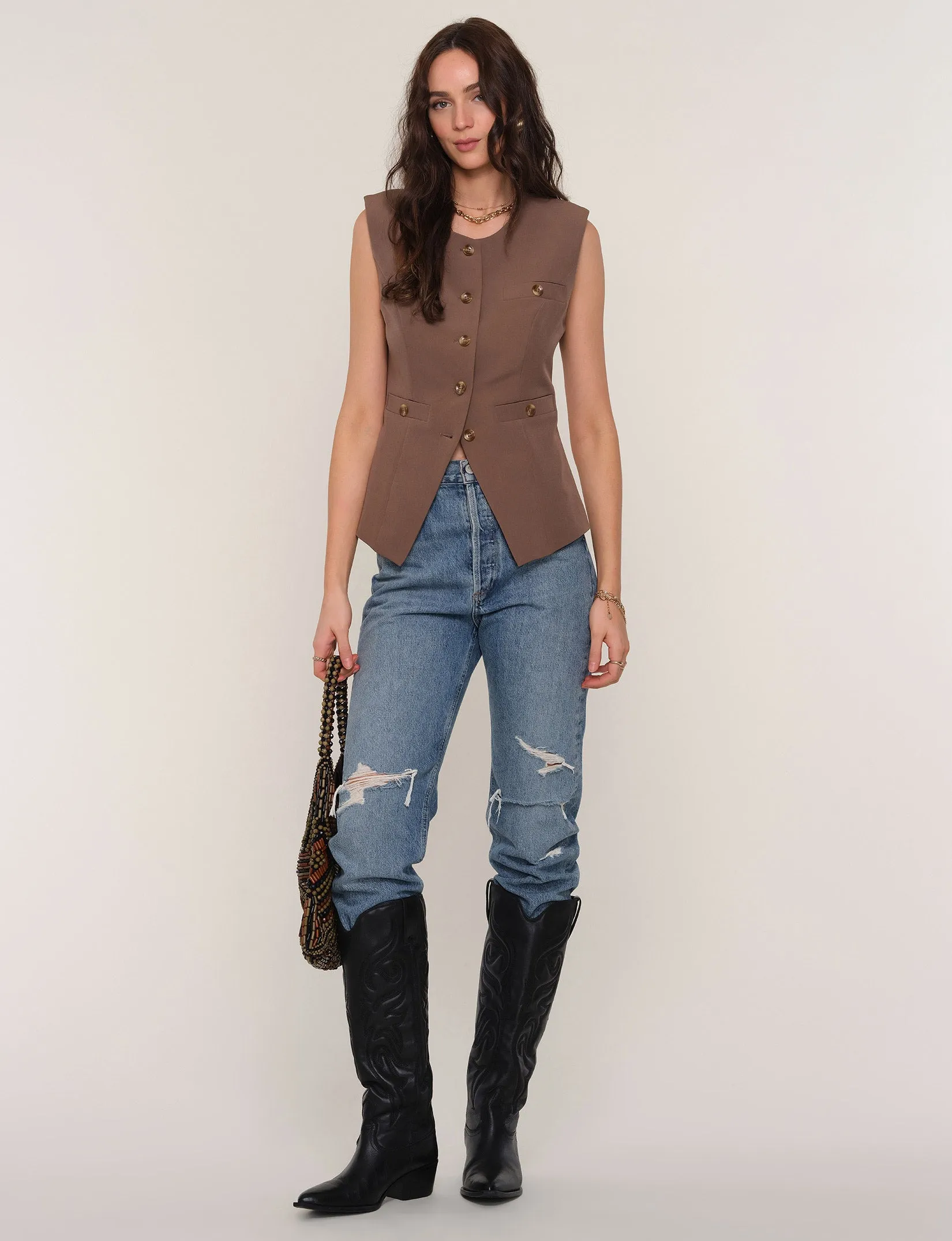 roxanna vest sold by Heartloom product image thumbnail 2