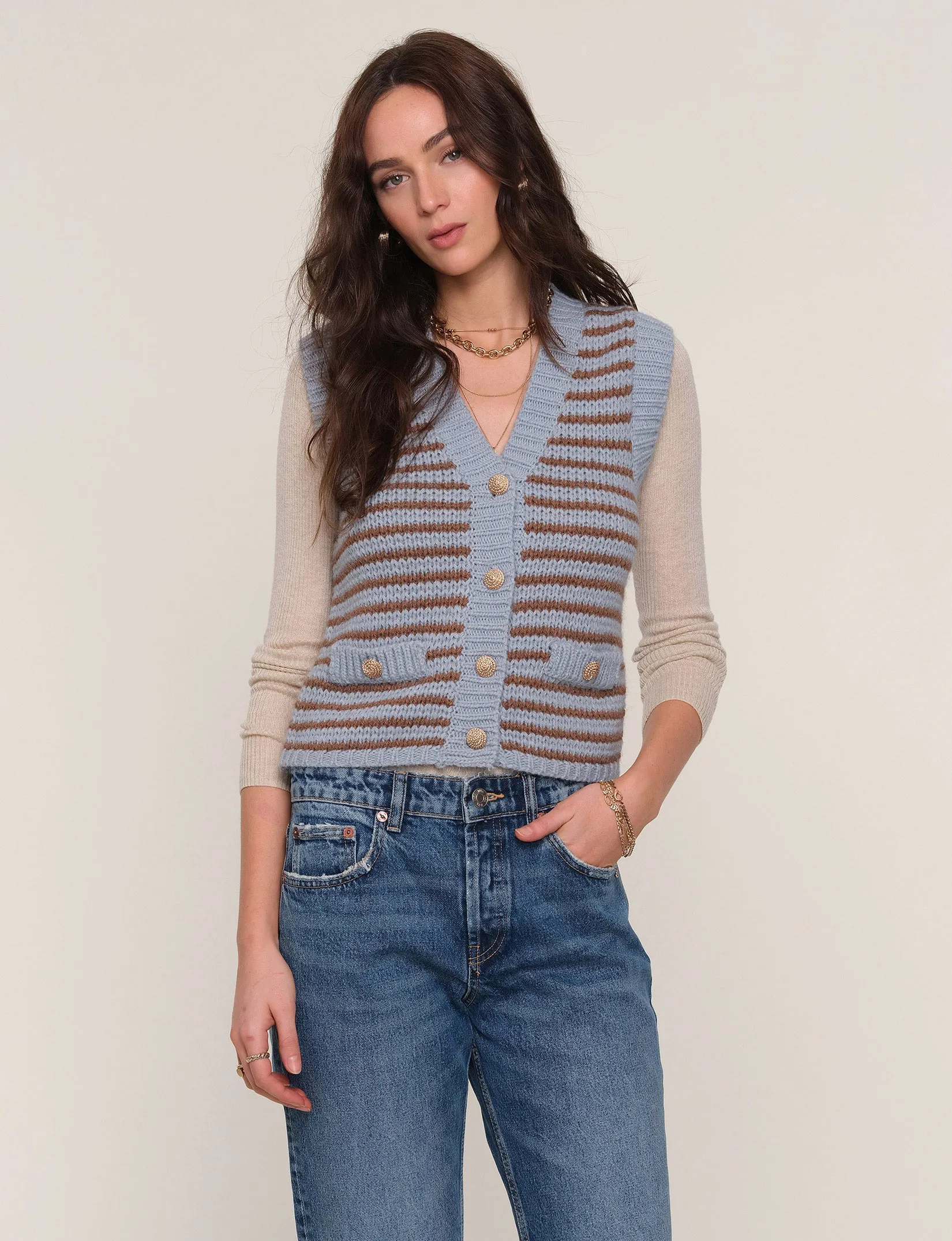 asher vest sold by Heartloom