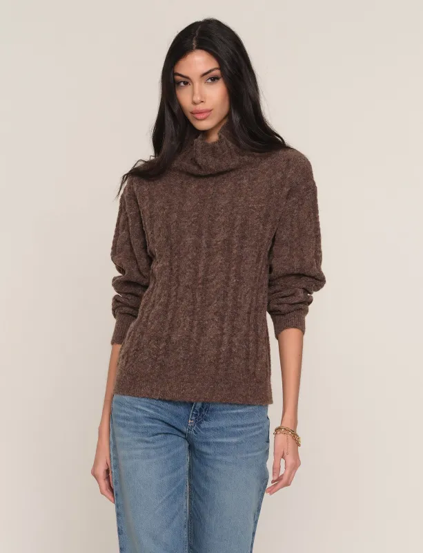 tawny sweater made by Heartloom