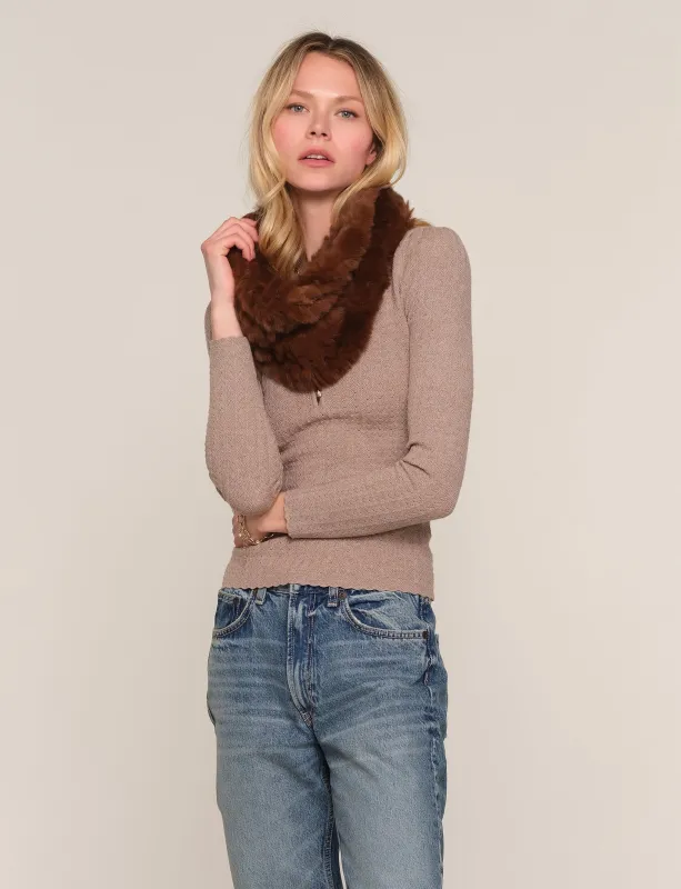 enya scarf made by Heartloom