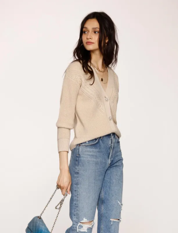 Orla Cardi sold by Heartloom