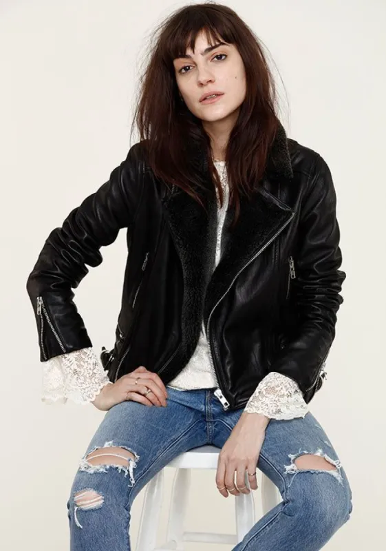 Jackie Moto Jacket sold by Heartloom