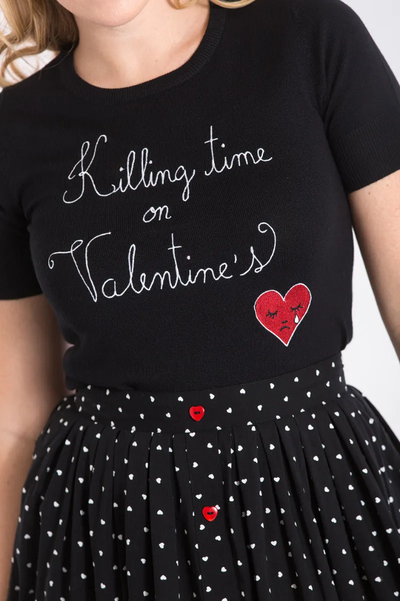 Non - Valentine Top sold by Hell Bunny product image thumbnail 2