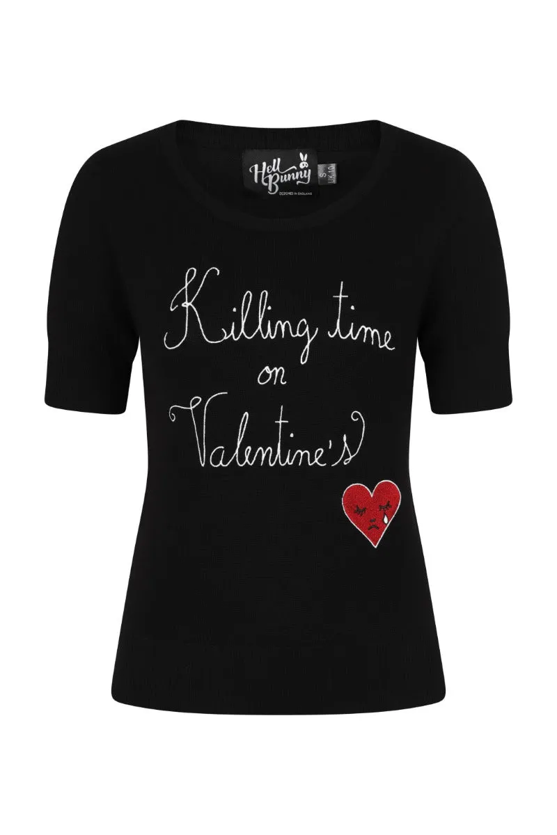 Non - Valentine Top sold by Hell Bunny product image thumbnail 4